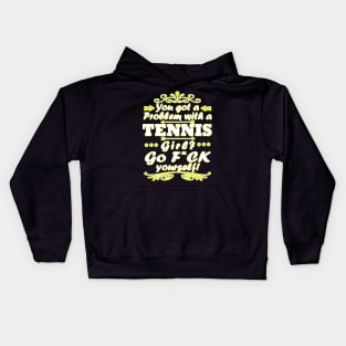 Tennis Sports Tennis Racket Square Women Girls Kids Hoodie